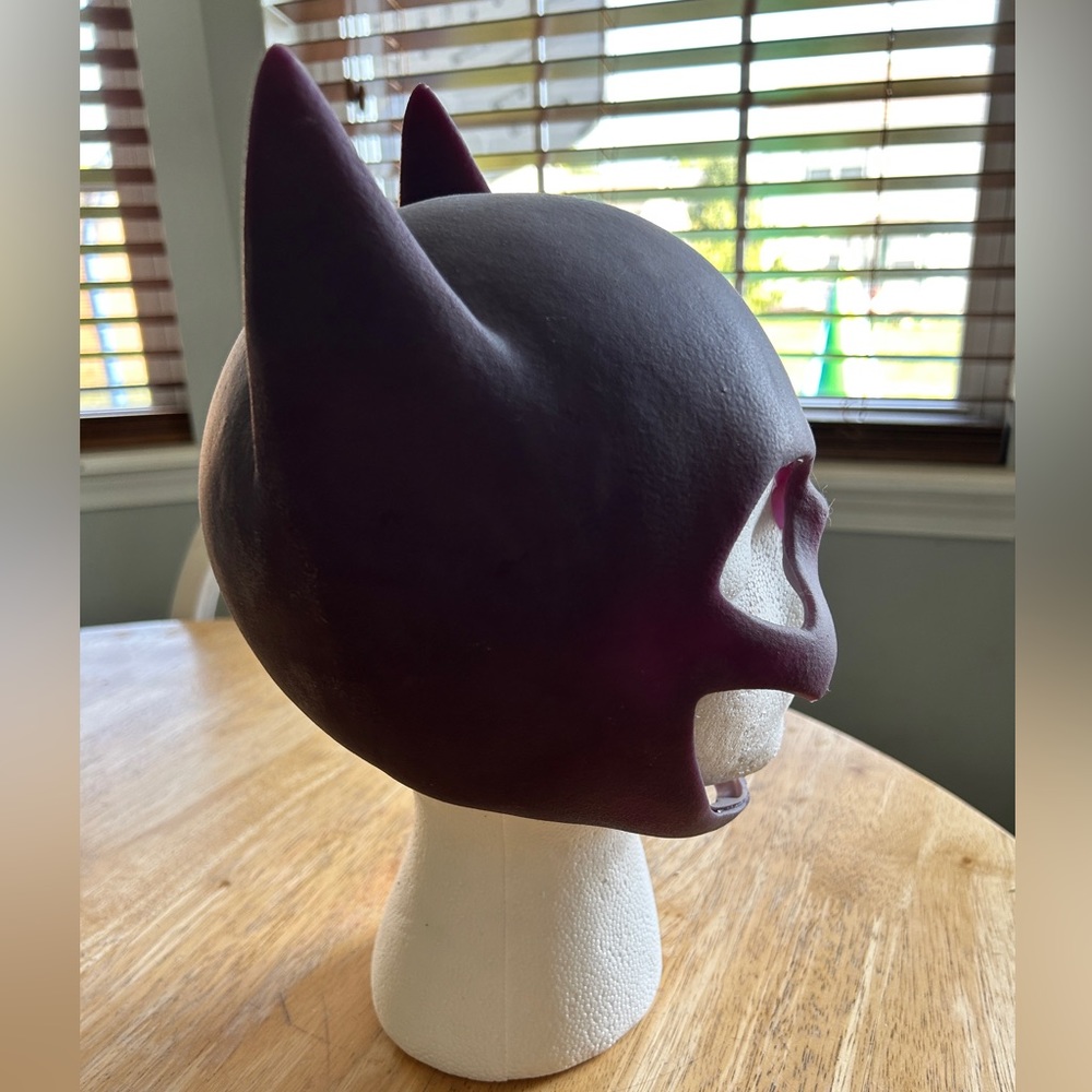 Purple batgirl cowl costume cosplay